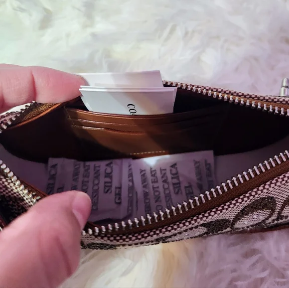 Coach Originals Swinger Crystal Signature Jacquard Chain Shoulder Bag 20 - Picture 10 of 13